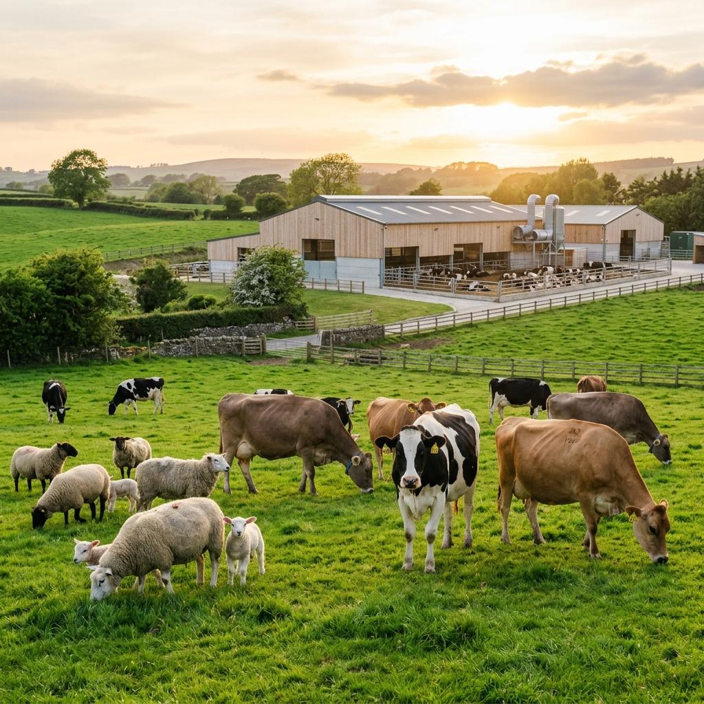 Diverse livestock grazing at Pulathisi Farms