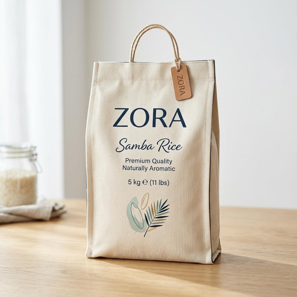 Zora Samba Rice Packaging